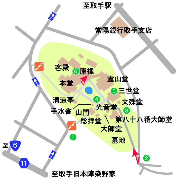 長禅寺境内図