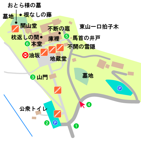 大中寺境内図