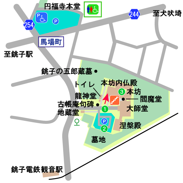 円福寺境内図