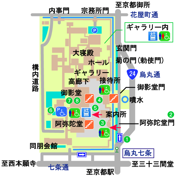 東本願寺境内図