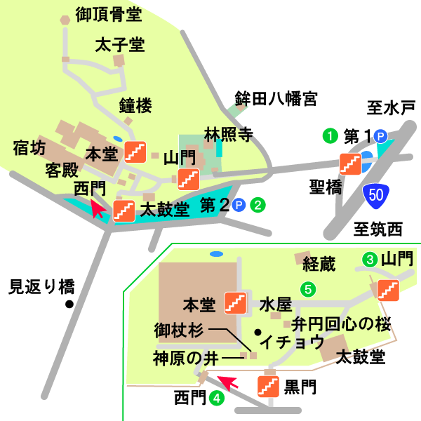 西念寺境内図