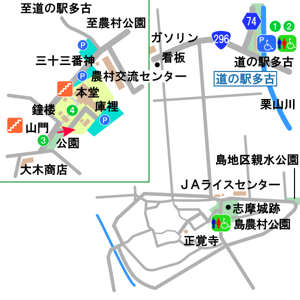 正覚寺境内図